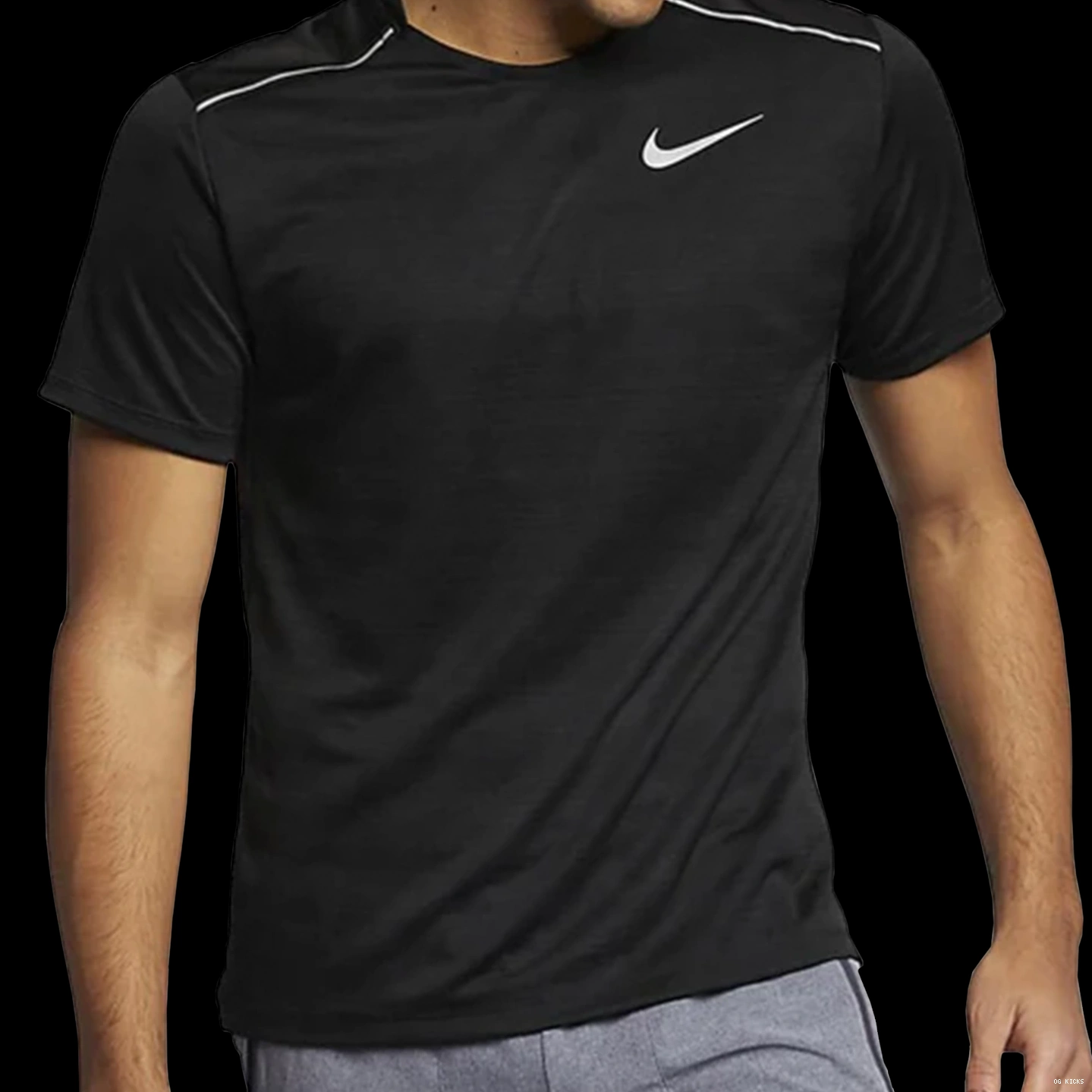 Nike Black Shirt Miler T Dri-Fit 1.0 0818